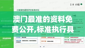 澳門(mén)最準(zhǔn)的資料免費(fèi)公開(kāi),標(biāo)準(zhǔn)執(zhí)行具體評(píng)價(jià)_效率版BLJ2.14