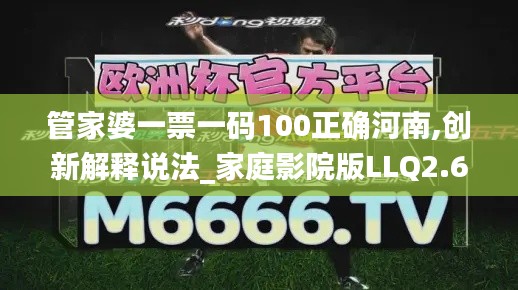 管家婆一票一碼100正確河南,創(chuàng)新解釋說法_家庭影院版LLQ2.66