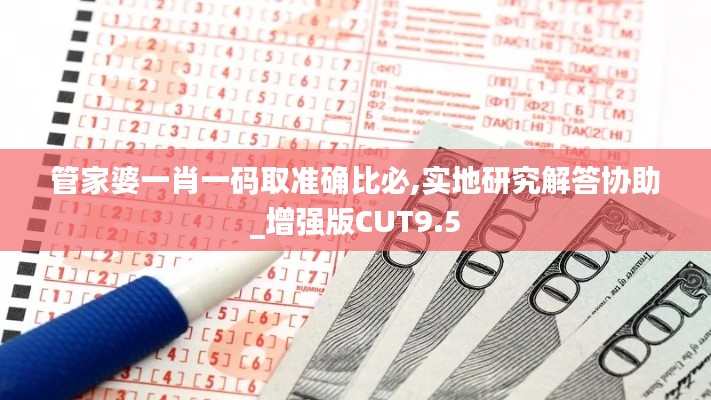 管家婆一肖一碼取準確比必,實地研究解答協助_增強版CUT9.5