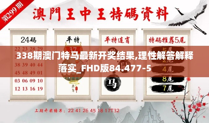 338期澳門特馬最新開獎結果,理性解答解釋落實_FHD版84.477-5