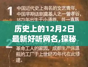 探秘巷弄深處，12月2日那些好聽的網名背后的故事與特色小店之旅