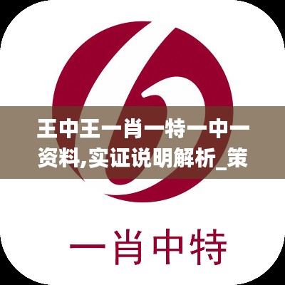 王中王一肖一特一中一資料,實(shí)證說明解析_策略版8.299