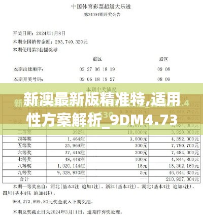 新澳最新版精準(zhǔn)特,適用性方案解析_9DM4.731