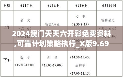 2024澳門天天六開彩免費(fèi)資料,可靠計(jì)劃策略執(zhí)行_X版9.693