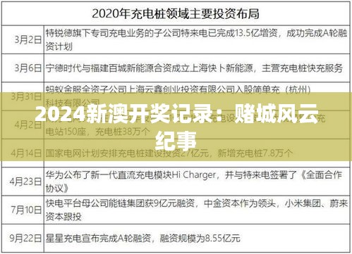 2024新澳開獎(jiǎng)記錄：賭城風(fēng)云紀(jì)事