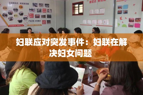 婦聯(lián)應(yīng)對(duì)突發(fā)事件：婦聯(lián)在解決婦女問題 