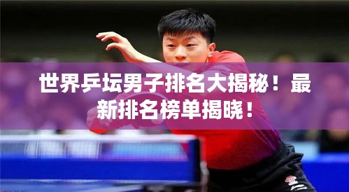 世界乒壇男子排名大揭秘！最新排名榜單揭曉！