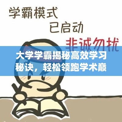 大學學霸揭秘高效學習秘訣，輕松領跑學術巔峰！